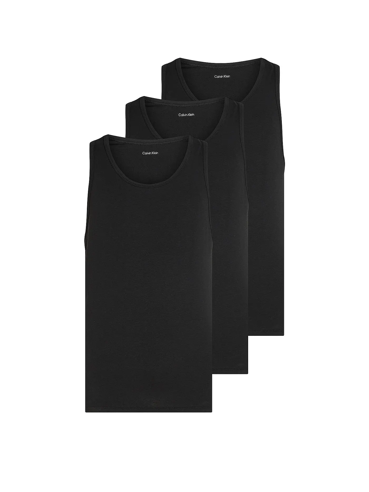 CALVIN KLEIN | Tanktop 3er Pkg. white | schwarz